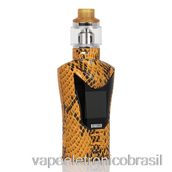 Vape Recarregável Sigelei Sobra 198w Tc Starter Kit Serpentine Yellow